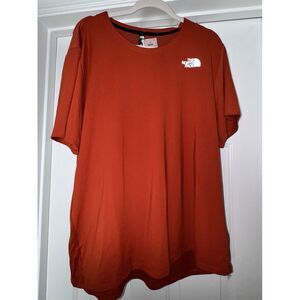 The North Face Sunriser Short‎ Sleeve Orange Rust Tee XL NWT